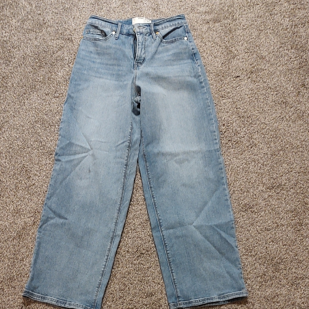 Anne Klein Light Blue Wide Leg Jeans (JEAN6)